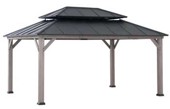 12 x 16 Cedar Hardtop Gazebo