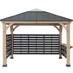 Cedar Frame Hot Tub Gazebo