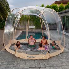 Pop-Up Bubble Tent for Outdoor Spas