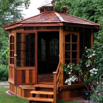 Backyard Gazebo Enclosure that You Can Build Yourself