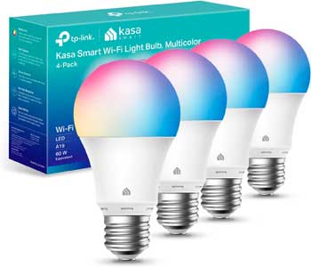 Smart LED Bulbs are Dimmable, Color-Changing, WiFi, Alexa Compatible and No Hub Required